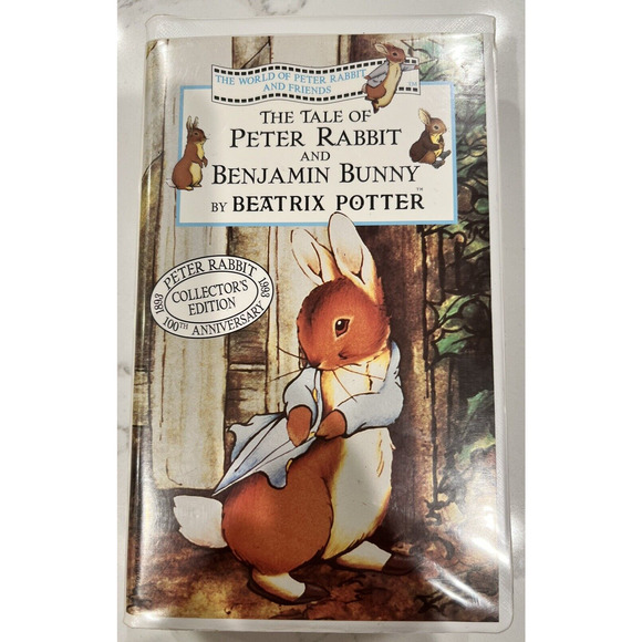 The Tale of Peter Rabbit and Benjamin Bunny Beatrix Potter 1993 VHS Tape - Picture 1 of 7